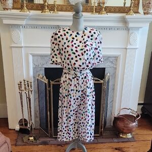 Vintage Liz Roberts, Inc. Polka Dot Dress